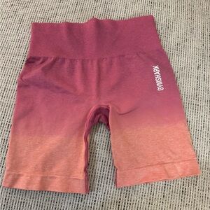 Gymshark ombre biker shorts